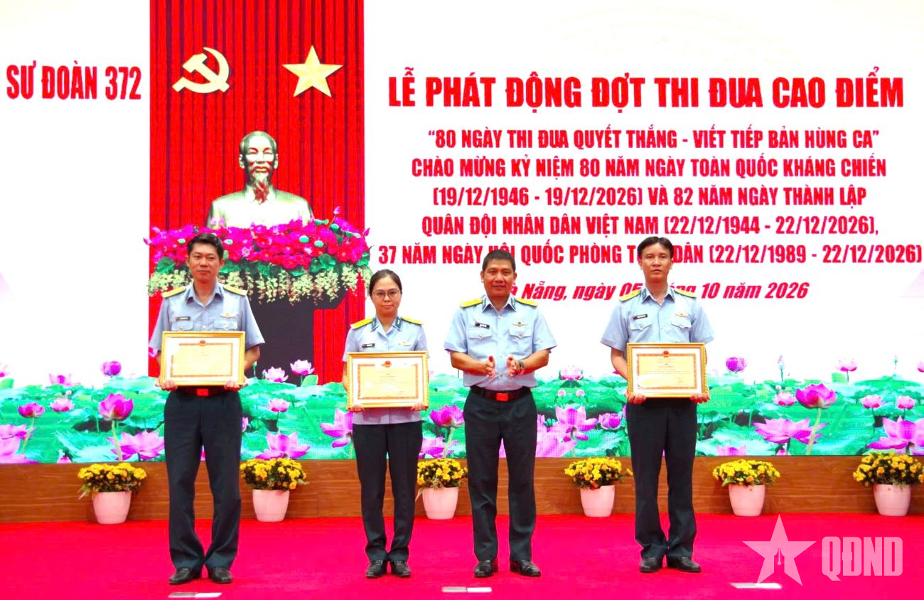 Sư đoàn 372 phát động “80 ngày thi đua Quyết thắng - Viết tiếp bản hùng ca”